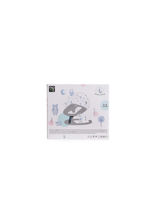 Moni Electric Baby Relax Ari with Music Grey for Child up to 9kg