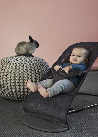 BabyBjorn Ръчен Релакс Бебе Bliss антрацитна мрежа за Дете до 13кг