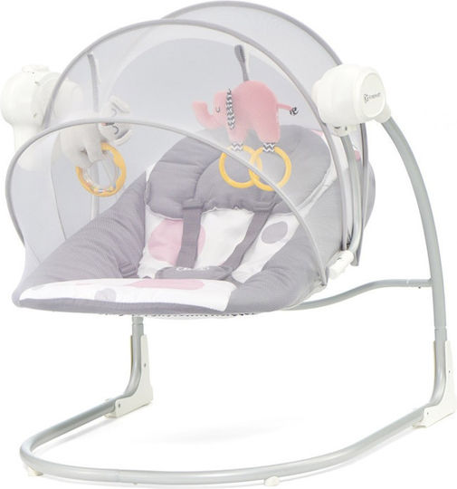 Kinderkraft Electric Baby Relax Minky with Music Pink for Child up to 9kg