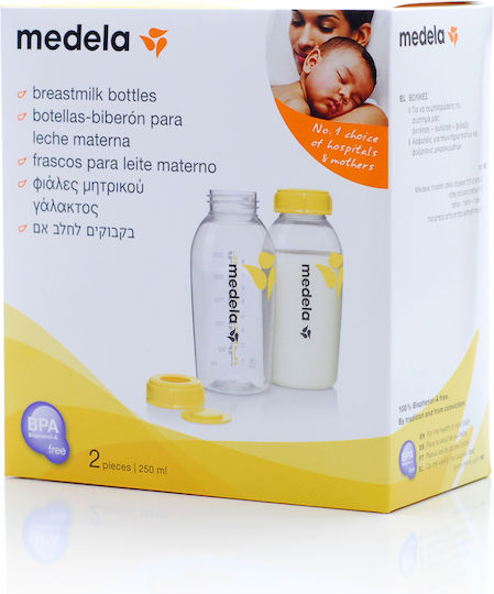 Medela Washable Breast Milk Storage Bottles & Cups 250ml 2pcs