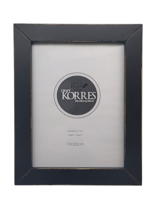 Korres Craft Fotorahmen Hölzernes mit Schwarzem Rahmen