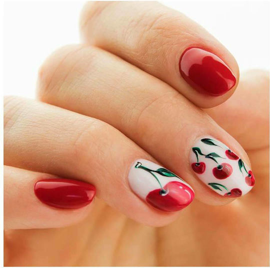 Semilac Classic Semi-Permanent Nail Polish Intense Red 027 7ml 1pcs