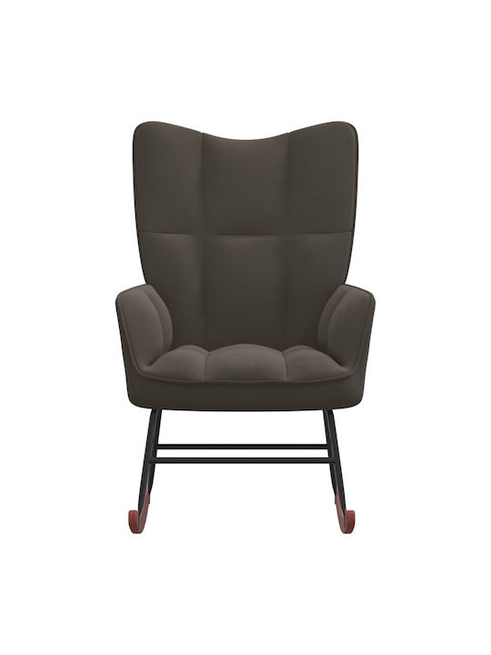 Rocking Armchair Dark Grey 61x78x98cm