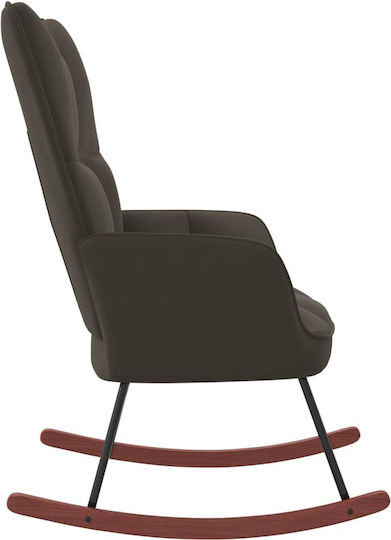 Кадифен Тъмно сиво 61x78x98см