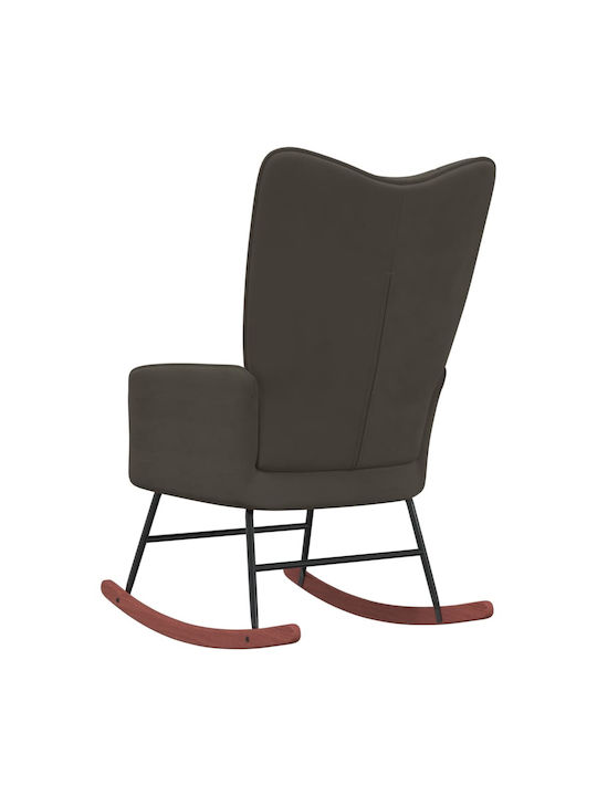 Rocking Armchair Dark Grey 61x78x98cm