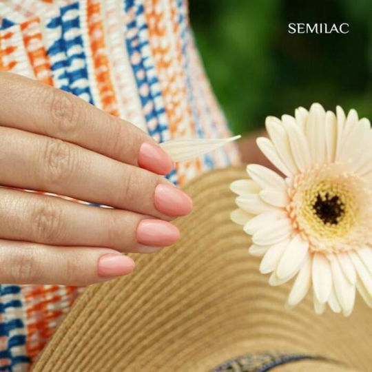 Semilac Halb-permanenter Nagellack 371 Vivid Coral 7ml 1Stück