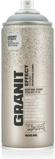 Montana Cans Σπρέι Βαφής Granite Effect με Ματ Εφέ Light Grey 400ml