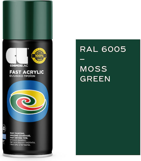 Cosmos Lac Spray Farbe Fast Acrylic mit Glänzend Effekt Zypresse 400ml