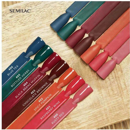 Semilac Semipermanent Lac de Unghii Blue Tea 406 7ml 1buc