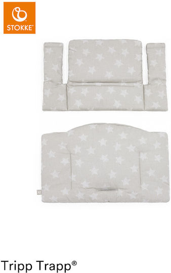 Stokke Κάλυμμα για Καρεκλάκι Φαγητού Tripp Trapp Star Silver