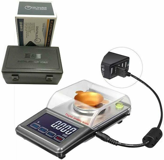 Fuzion DS-26 Electronic Precision Commercial Scale with Weighing Capacity of 0.02kg and Division 0.001gr