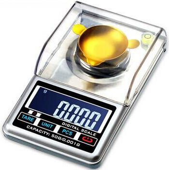 DS-26 Electronic Precision Commercial Scale with Weighing Capacity of 0.030kg and Division 0.001gr