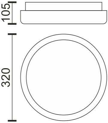 Spot Light Εξωτερικό LED Panel 18W 32εκ. Spot Light Εξωτερικό LED Panel 18W 32εκ.
