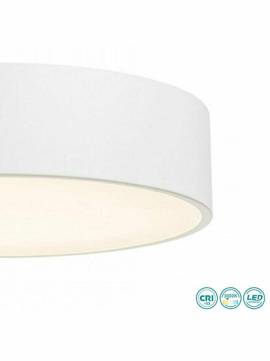 Rendl Light Studio Mezzo Στρογγυλό Εξωτερικό LED Panel 30W με Θερμό Λευκό Φως 3000K 40εκ.