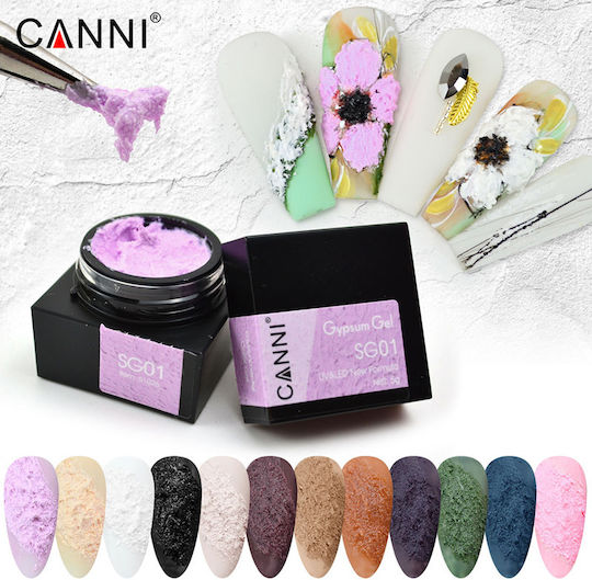 Canni Gypsum SG12 Nail Art Gel Colorful 5gr