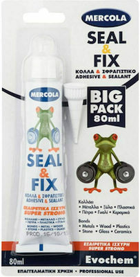 Mercola Seal & Fix Silicon Sigilant Transparent 80ml 01508