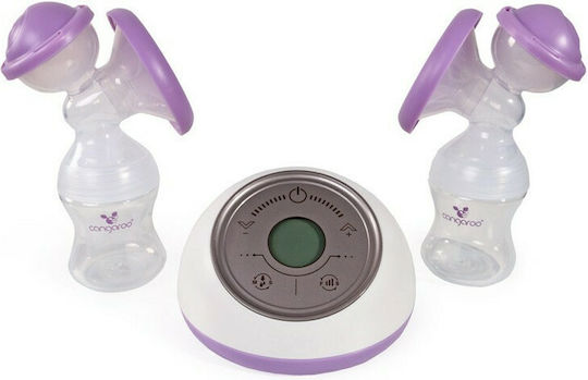 Cangaroo Electric Double Breast Pump Elegance Battery and Electric Purple