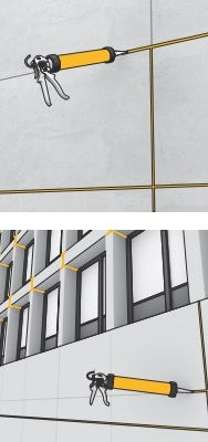 Sika Construction Силиконово уплътнение Бял 300мл 1бр