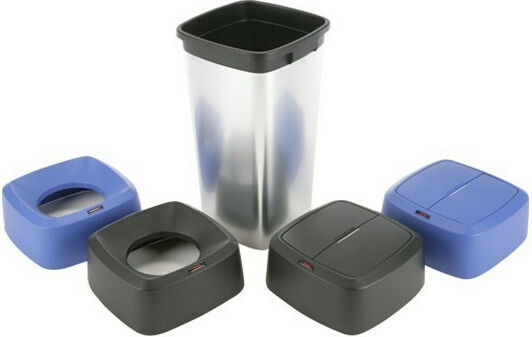 Delta Cleaning Plastic Waste Bin 60lt Blue