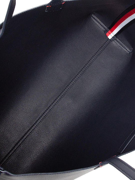 Σετ Γυναικεία Τσάντα Shopper 'Ωμου Navy Μπλε