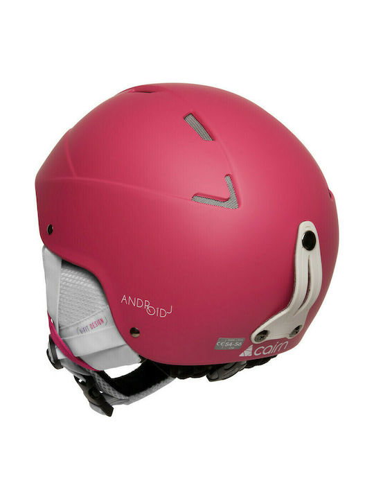 Cairn Android Kids Helmet for Ski & Snowboard Mat Fluo Fucshia