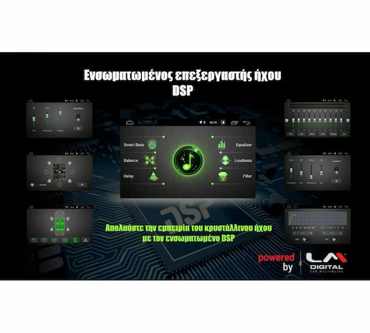 LM Digital Z4744 Ραδιόφωνο Αυτοκινήτου 1 DIN (Bluetooth/USB)