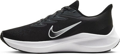 Nike Air Zoom Winflo 7 Γυναικεία Αθλητικά Παπούτσια Running Μαύρα
