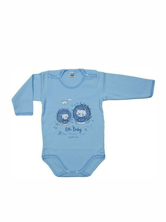 Papillon Kids Set Baby Unterwäsche Strampler Langärmliges Hellblau