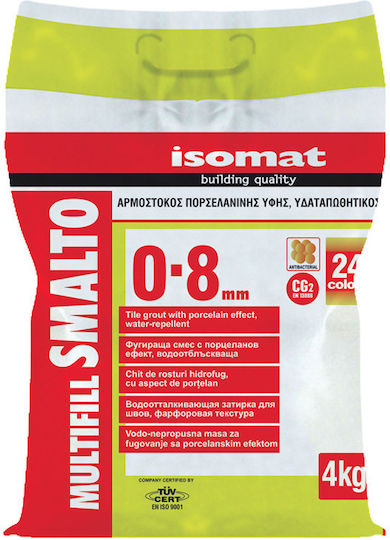 Isomat Multifill Smalto 1-8 Tile Joint Filler 04 Pearl Grey 4kg