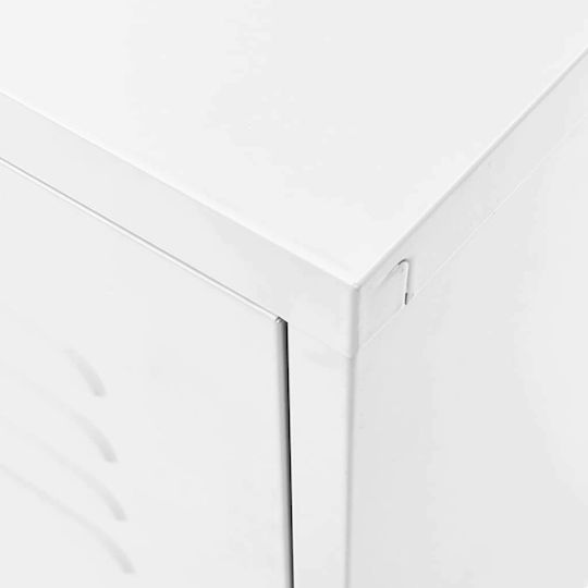 TV-Ständer Metall Weiß M105xT35xH50cm