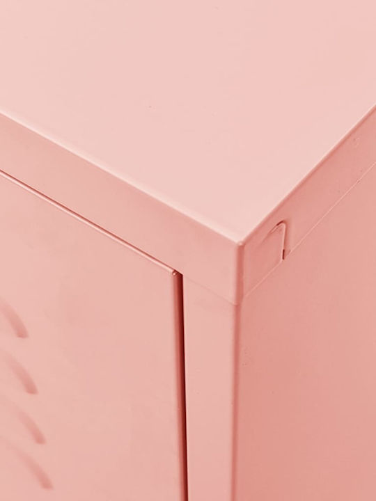 TV Stand Metal Pink L105xW35xH50cm