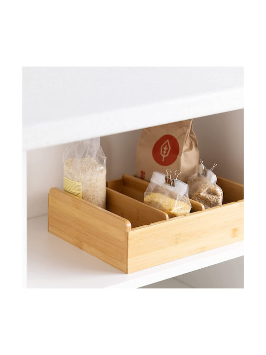 Navaris Επιτραπέζια Βάση Bamboo 30x25x9εκ. Μπεζ