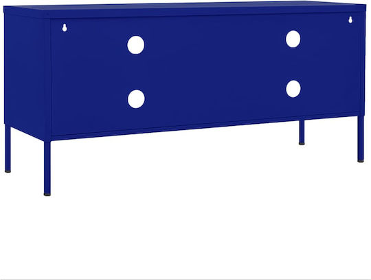 Stand TV Metalic Albastru Naval L105xA35xÎ50cm