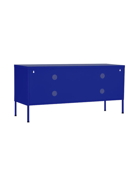 Stand TV Metalic Albastru Naval L105xA35xÎ50cm