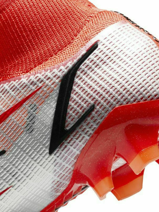 Nike Mercurial Superfly 8 Elite CR7 FG Înalt Pantofi de fotbal cu clești Rosii