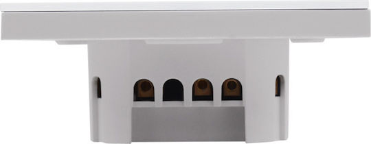 Sonoff TX T1 Recessed Touch Wall Switch Wi-Fi Lighting Two-Way with Frame Medium White