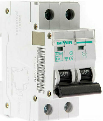 Geyer 2-Poles Automatic Circuit Breaker 16A EA116BN