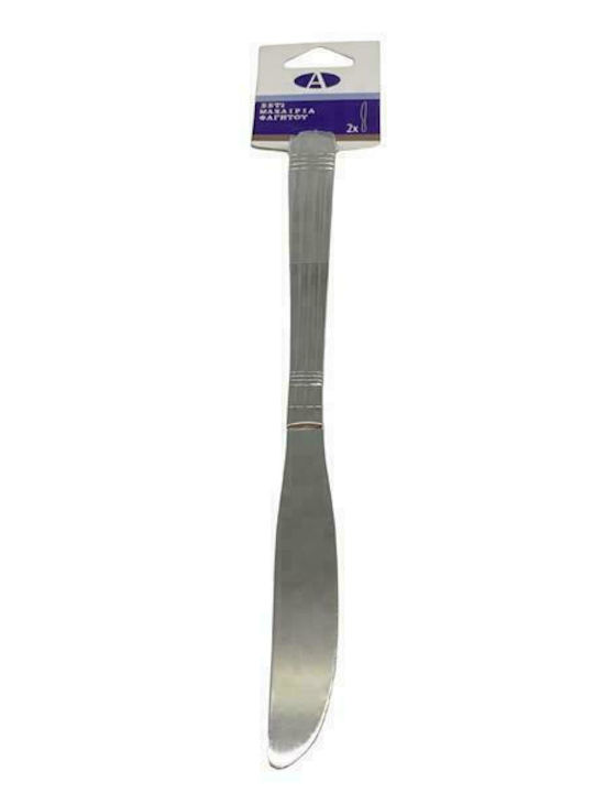 Ankor Delos Messer Lebensmittel aus rostfreiem Stahl 9.3cm 2Stück