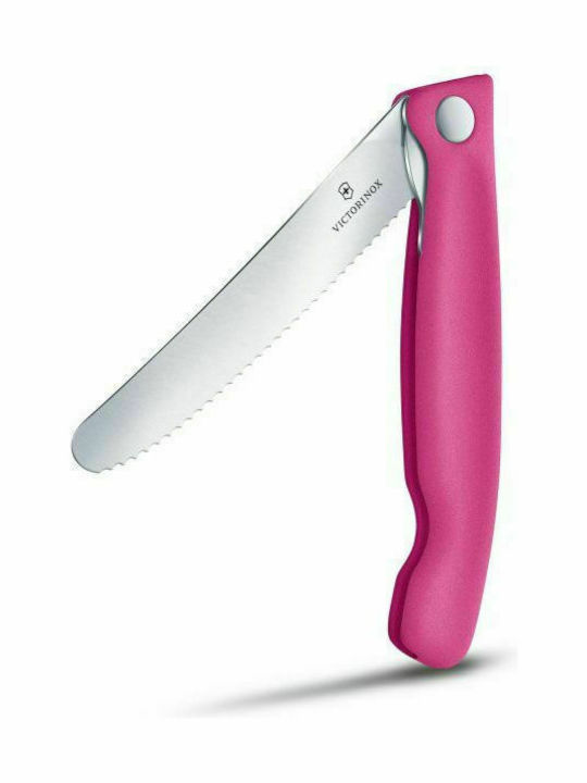 Victorinox Swiss Classic Messer Allgemeine Verwendung aus Edelstahl Pink 11cm 6.7836.F5B 1Stück