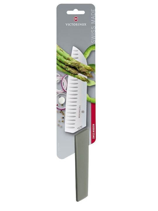 Victorinox Swiss Modern Knife Santoku from Stainless Steel 17cm