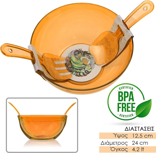 Veltihome Plastic Salad Bowl Set