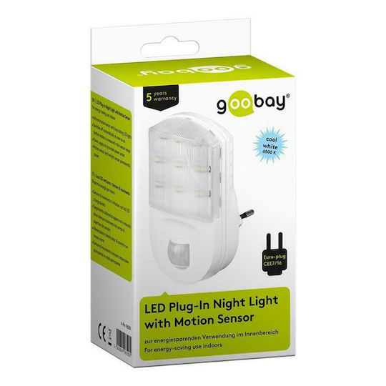 Goobay LED Night Light Plug with Motion Sensor