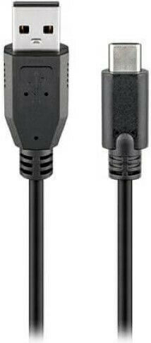 Goobay USB 2.0 Cable USB-C male - USB-A 15W Black 1.8m (55468)