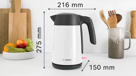 Bosch Електрическа кана 1.7л 2400W Бяла