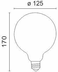 Spot Light Vintage Light Bulb 60W for E27 Socket