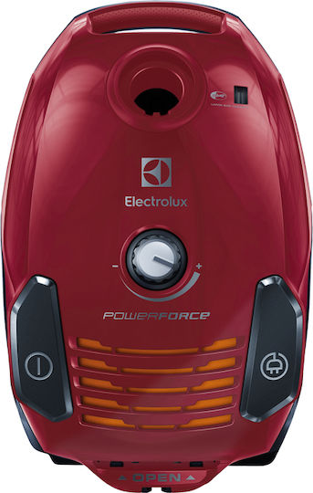 Electrolux EPF61RR Ηλεκτρική Σκούπα 800W με Σακούλα 3.5lt Κόκκινη