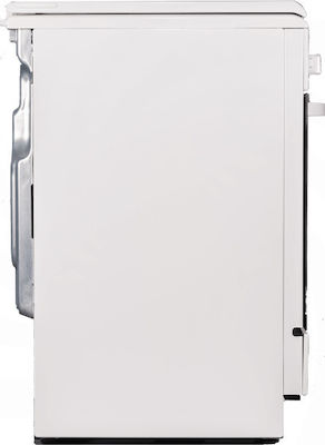 Zanussi ZCE550G1WA Κουζίνα 54lt με Εμαγιέ Εστίες Π50εκ. Λευκή