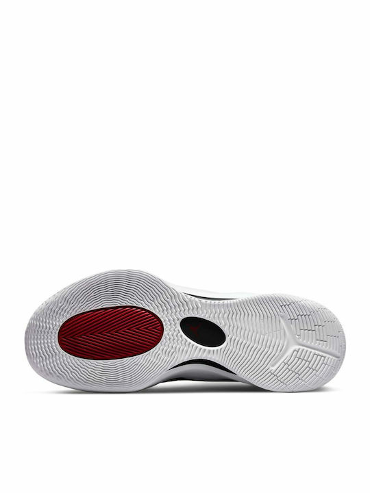 Zoom Separate High Basketball Shoes Black / White / Sky Grey / Gym Red