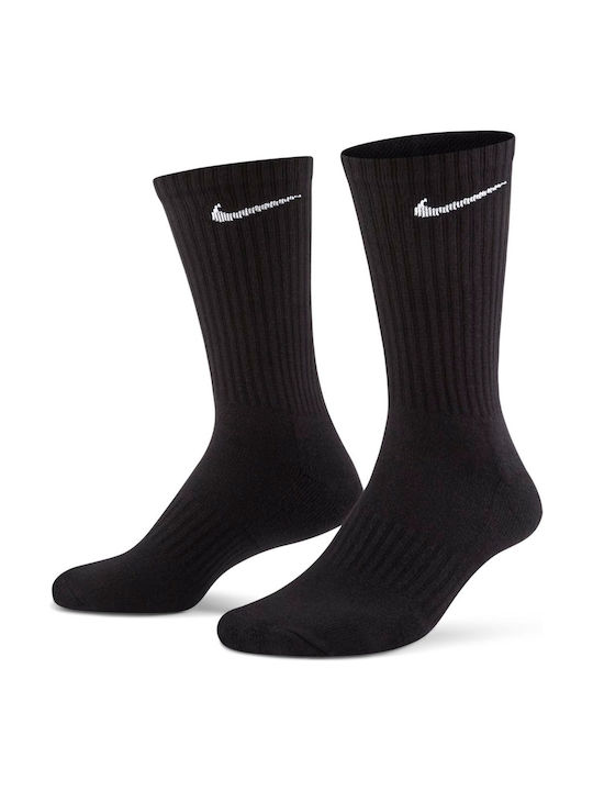 Nike Everyday Cushioned Αθλητικές Κάλτσες Μαύρες 3 Ζεύγη