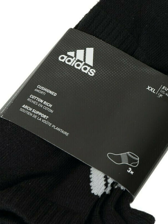 adidas Originals Αθλητικές Κάλτσες Μαύρες 3 Ζεύγη